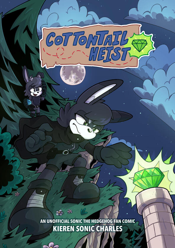 Cover for &quot;Cottontail Heist&quot;, University final project. - 2023.