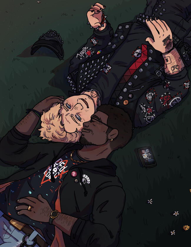 Illustration for the cancelled &quot;WM: A Wrencus Anthology&quot; zine. - 2022