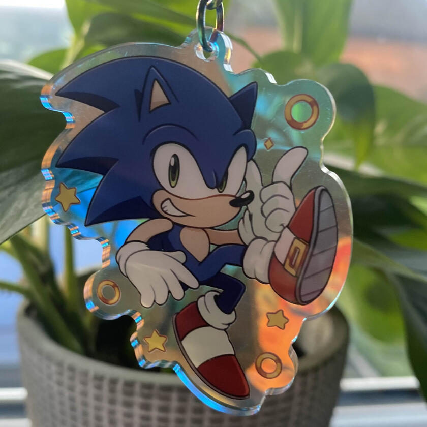 Acrylic keychains of my designs